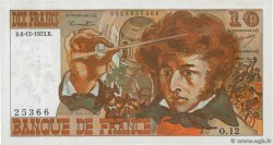 10 Francs BERLIOZ FRANKREICH  1973 F.63.02 SS