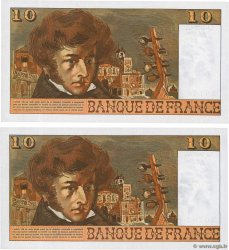 10 Francs BERLIOZ Consécutifs FRANCIA  1976 F.63.16-282 FDC