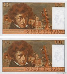 10 Francs BERLIOZ Consécutifs FRANCIA  1976 F.63.20 FDC
