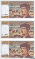 20 Francs DEBUSSY Consécutifs FRANKREICH  1980 F.66.01