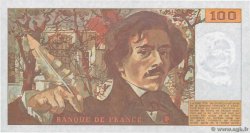 100 Francs DELACROIX imprimé en continu FRANKREICH  1991 F.69bis.03a1a ST
