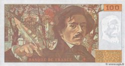 100 Francs DELACROIX imprimé en continu FRANKREICH  1991 F.69bis.03c1 ST