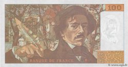 100 Francs DELACROIX imprimé en continu FRANKREICH  1993 F.69bis.07 VZ
