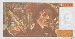 100 Francs DELACROIX imprimé en continu FRANKREICH  1993 F.69bis.08 fVZ