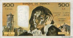 500 Francs PASCAL FRANCE  1969 F.71.03 pr.TTB