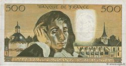 500 Francs PASCAL FRANCE  1969 F.71.03 pr.TTB