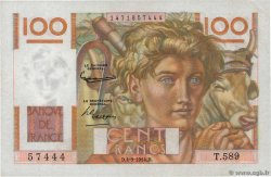 100 Francs JEUNE PAYSAN  FRANCE  1954 F.28.42