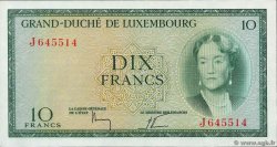 10 Francs LUXEMBOURG  1954 P.48a