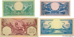5, 10, 25 et 100 Rupiah Lot INDONESIA  1959 P.065 au P.067 et P.069 AU