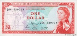 1 Dollar EAST CARIBBEAN STATES  1965 P.13f UNC