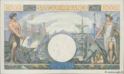 1000 Francs COMMERCE ET INDUSTRIE FRANKREICH  1944 F.39.10 VZ