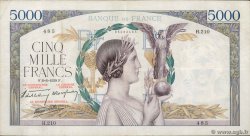 5000 Francs VICTOIRE Impression à plat FRANCE  1939 F.46.07