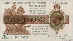 1 Pound INGLATERRA  1919 P.357 EBC+