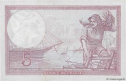 5 Francs FEMME CASQUÉE modifié FRANKREICH  1939 F.04.04 VZ