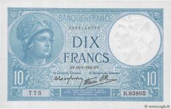 10 Francs MINERVE modifié FRANCIA  1941 F.07.28