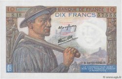 10 Francs MINEUR  FRANCIA  1942 F.08.05
