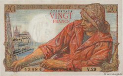 20 Francs PÊCHEUR FRANCE  1942 F.13.02