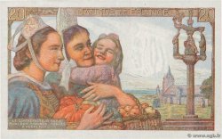 20 Francs PÊCHEUR FRANCIA  1944 F.13.09 FDC