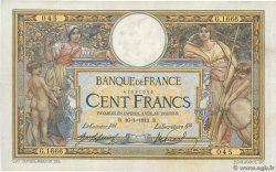 100 Francs LUC OLIVIER MERSON sans LOM FRANKREICH  1913 F.23.05