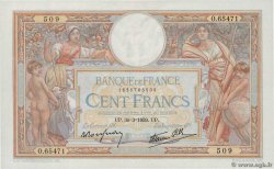 100 Francs LUC OLIVIER MERSON type modifié FRANCE  1939 F.25.44 XF+
