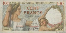 100 Francs SULLY FRANKREICH  1939 F.26.10 S