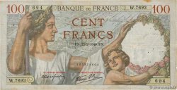 100 Francs SULLY FRANKREICH  1940 F.26.23