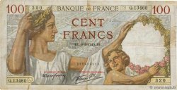 100 Francs SULLY FRANCE  1940 F.26.35 G