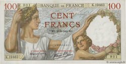 100 Francs SULLY FRANKREICH  1941 F.26.47