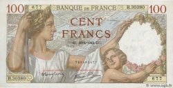 100 Francs SULLY FRANCE  1942 F.26.70