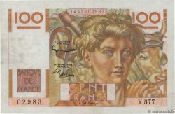 100 Francs JEUNE PAYSAN FRANCIA  1954 F.28.41