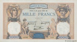 1000 Francs CÉRÈS ET MERCURE type modifié FRANCIA  1939 F.38.33 SPL+