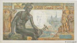 1000 Francs DÉESSE DÉMÉTER FRANCE  1943 F.40.23 UNC