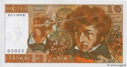 10 Francs BERLIOZ FRANKREICH  1975 F.63.11