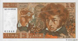 10 Francs BERLIOZ FRANCE  1975 F.63.13 pr.SPL