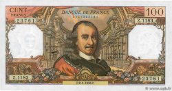 100 Francs CORNEILLE FRANKREICH  1978 F.65.62 fST+