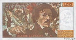 100 Francs DELACROIX modifié FRANCE  1980 F.69.04b NEUF