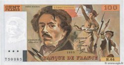 100 Francs DELACROIX modifié FRANKREICH  1983 F.69.07