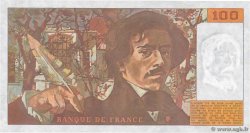 100 Francs DELACROIX imprimé en continu FRANCE  1990 F.69bis.01a UNC