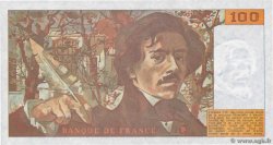 100 Francs DELACROIX imprimé en continu FRANCE  1991 F.69bis.03a1a UNC
