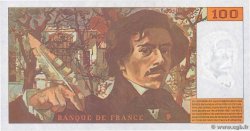 100 Francs DELACROIX 442-1 & 442-2 FRANCE  1994 F.69ter.01b UNC