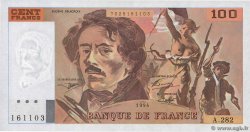 100 Francs DELACROIX 442-1 & 442-2 FRANCE  1994 F.69ter.01c