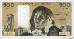 500 Francs PASCAL FRANKREICH  1983 F.71.29