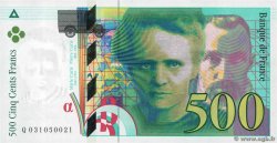 500 Francs PIERRE ET MARIE CURIE FRANKREICH  1995 F.76.02