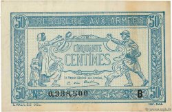 50 Centimes TRÉSORERIE AUX ARMÉES 1917 FRANKREICH  1917 VF.01.02 SS