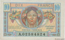 10 Francs TRÉSOR FRANÇAIS FRANKREICH  1947 VF.30.01 VZ