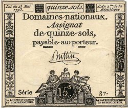 15 Sols FRANCIA  1793 Ass.41a