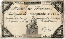 50 Livres FRANCE  1792 Ass.39a F