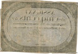 500 Livres FRANKREICH  1794 Ass.47a SS