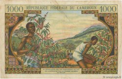 1000 Francs CAMERúN  1962 P.12a BC+