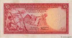 50 Francs BELGISCH-KONGO  1959 P.32 VZ